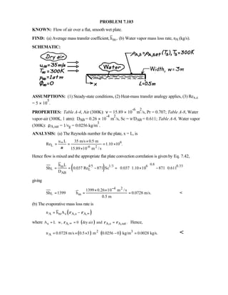 Heat transfer 5th ed incropera solution manual