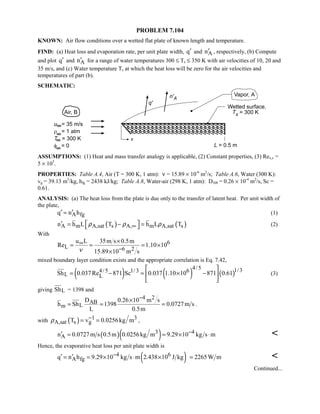 Heat transfer 5th ed incropera solution manual