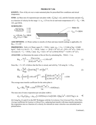 Heat transfer 5th ed incropera solution manual