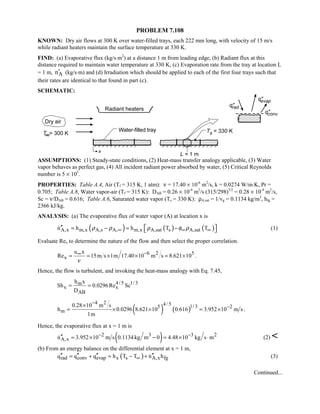 Heat transfer 5th ed incropera solution manual