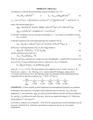 Heat transfer 5th ed incropera solution manual