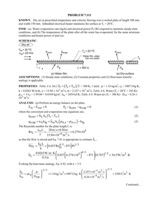 Heat transfer 5th ed incropera solution manual