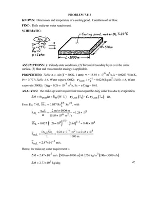 Heat transfer 5th ed incropera solution manual