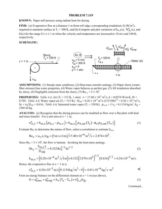 Heat transfer 5th ed incropera solution manual