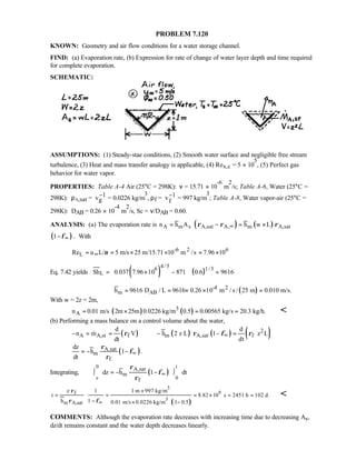 Heat transfer 5th ed incropera solution manual