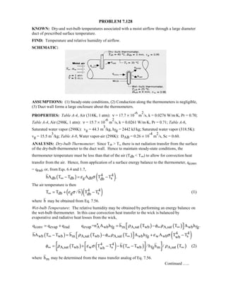 Heat transfer 5th ed incropera solution manual