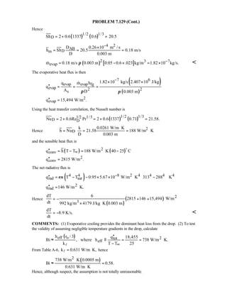Heat transfer 5th ed incropera solution manual