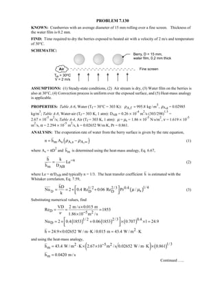 Heat transfer 5th ed incropera solution manual