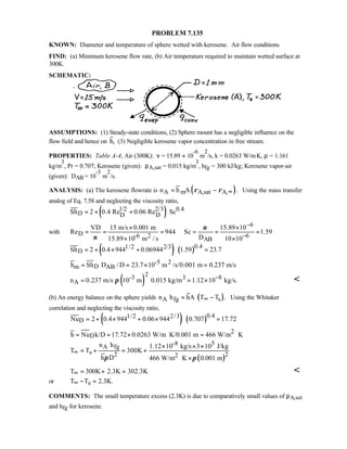 Heat transfer 5th ed incropera solution manual