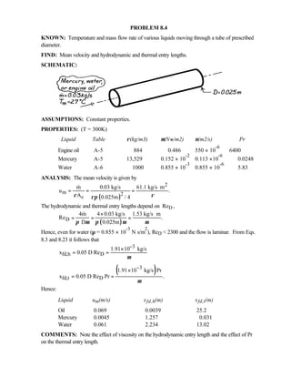 Heat transfer 5th ed incropera solution manual