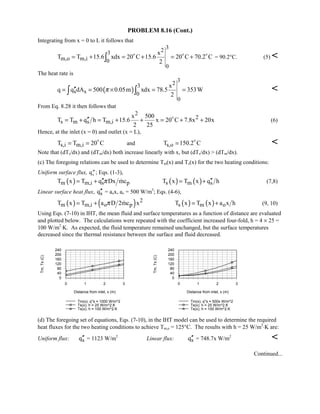 Heat transfer 5th ed incropera solution manual