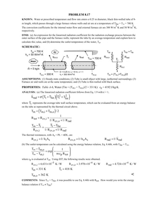 Heat transfer 5th ed incropera solution manual