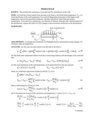 Heat transfer 5th ed incropera solution manual