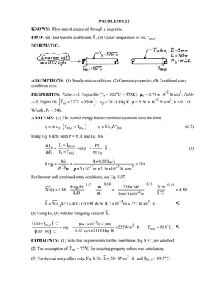 Heat transfer 5th ed incropera solution manual