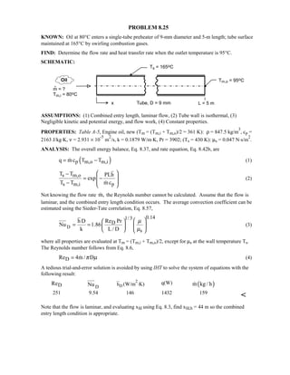 Heat transfer 5th ed incropera solution manual