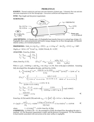 Heat transfer 5th ed incropera solution manual