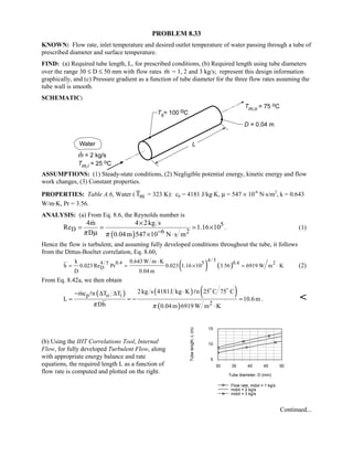 Heat transfer 5th ed incropera solution manual