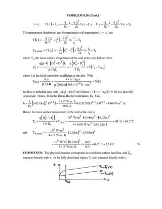 Heat transfer 5th ed incropera solution manual