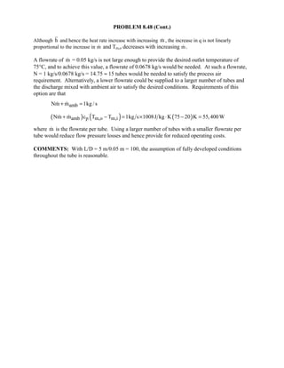 Heat transfer 5th ed incropera solution manual