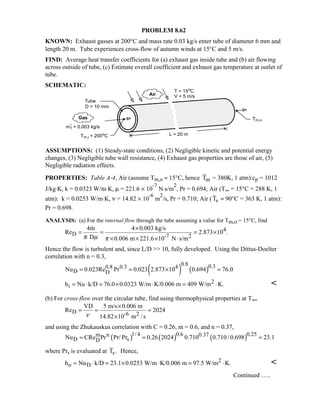 Heat transfer 5th ed incropera solution manual