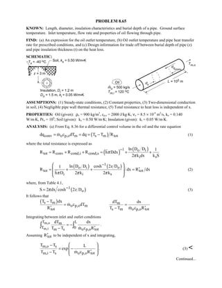 Heat transfer 5th ed incropera solution manual