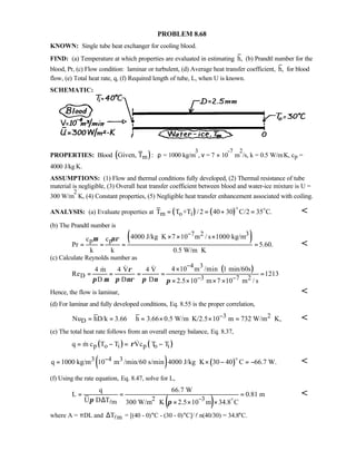 Heat transfer 5th ed incropera solution manual