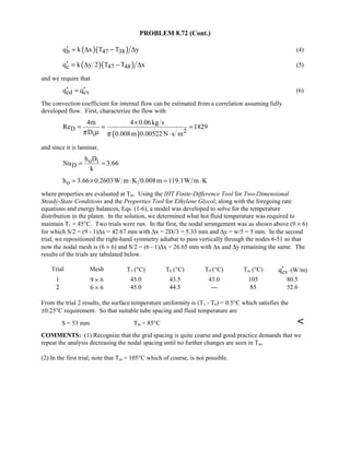 Heat transfer 5th ed incropera solution manual