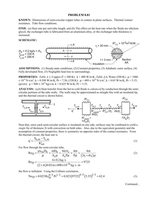 Heat transfer 5th ed incropera solution manual