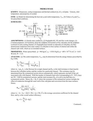 Heat transfer 5th ed incropera solution manual