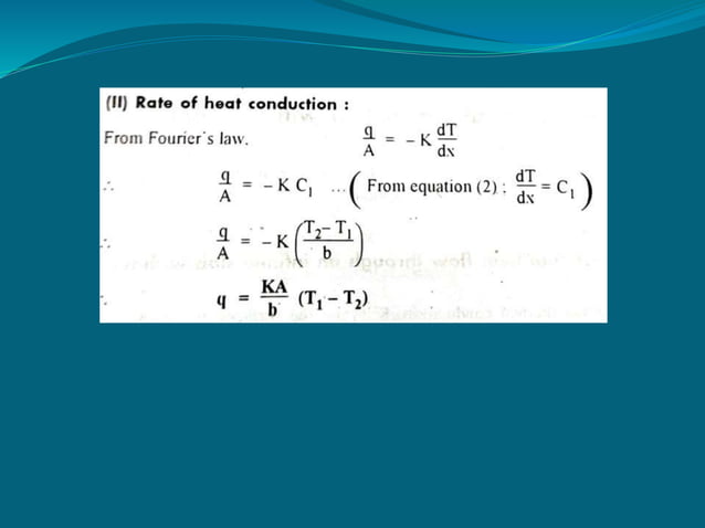 Heat transfer by conduction | PPTX