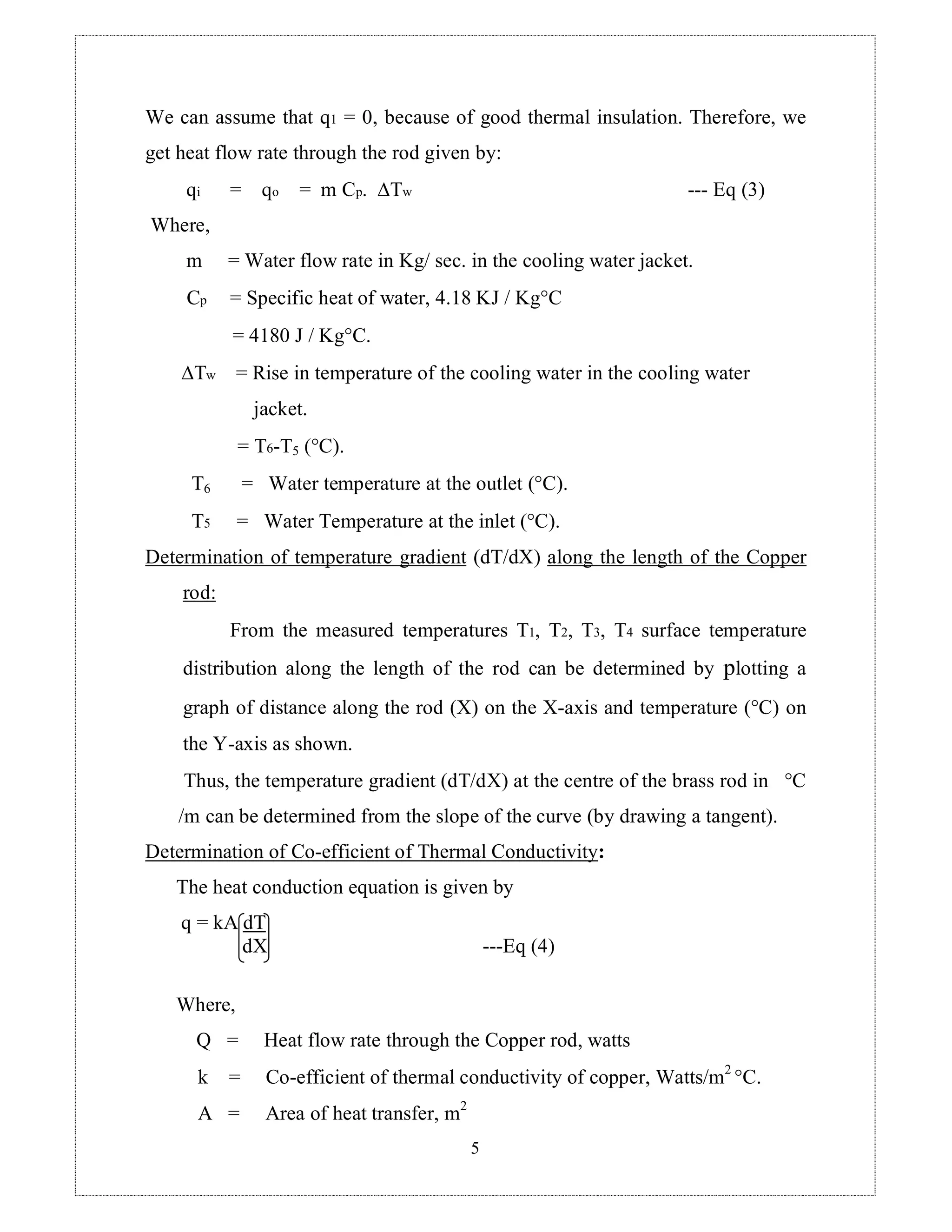Heat transfer experiment for chemical engineering student | PDF