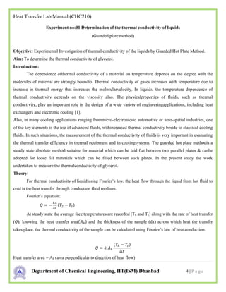 Heat Transfer Lab of CHC210 (1)(1).pdfbh | PDF