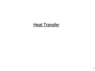 1
Heat Transfer
 