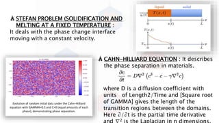 Stifin Problem Phase Change Uses of Differential Equations in Heat Transfer.pptx
