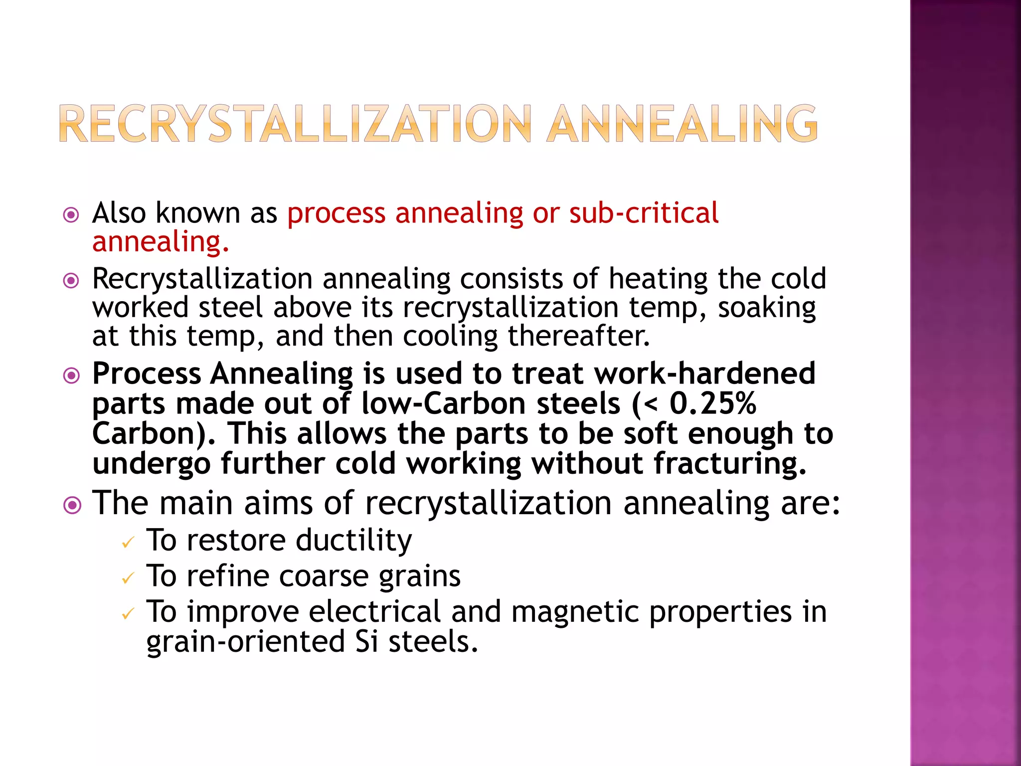 Heat treatment of Steels | PPTX