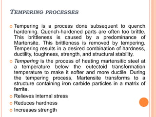 Tempering Proces Simple Heat treatment.pptx