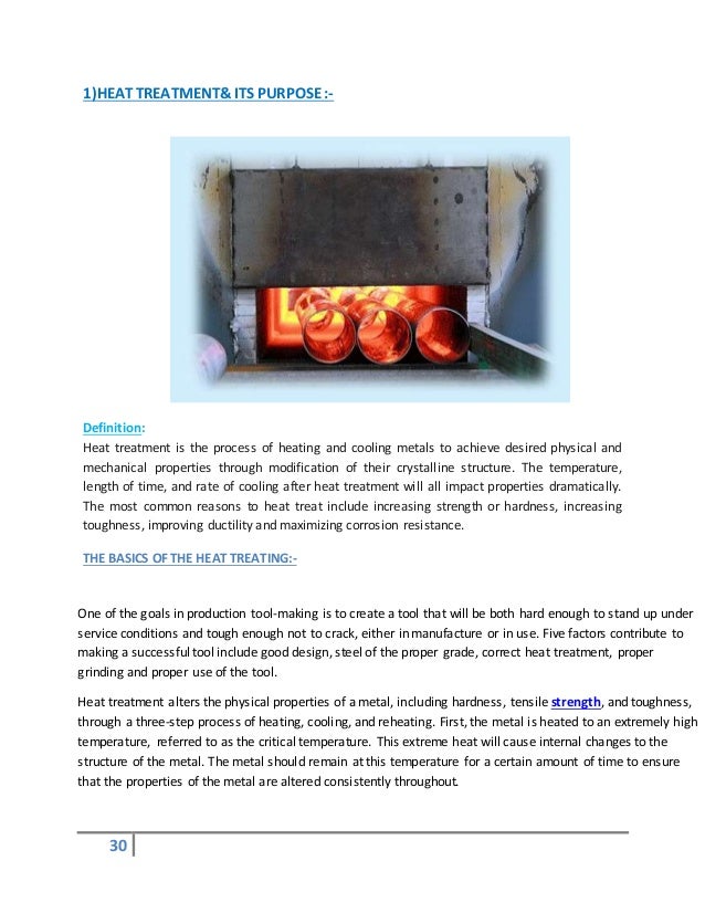 Heat treatment course material