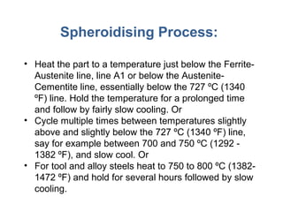 Heat treatment process for steel | PPT