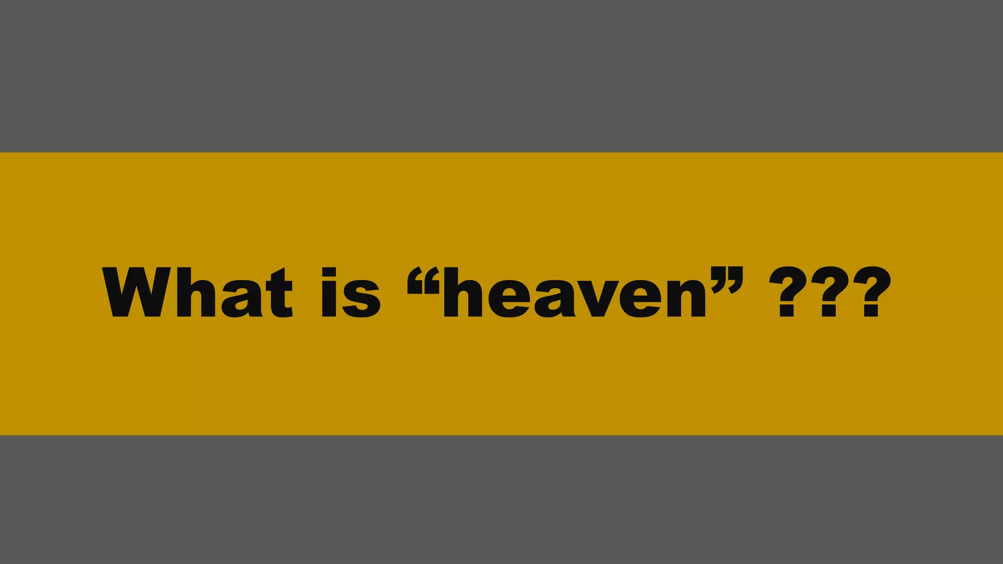 Heaven | PPTX