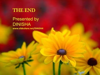 THE ENDPresented by DINISHAwww.slideshare.net/DINISHA