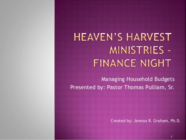 hhm finance night managing household budgets managing household budgets