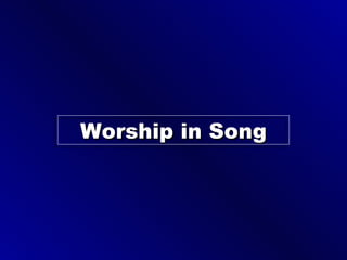 Worship in Song 