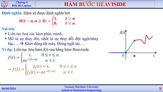 Heaviside step function in Laplace transfrom.pptx