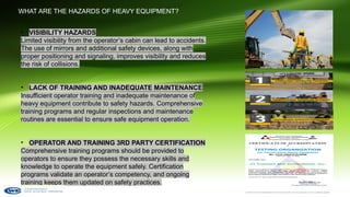 Comprehensive Operator Training Program Comprehensive Heavy Equipment Safety Training and Hazard Prevention | PPTX