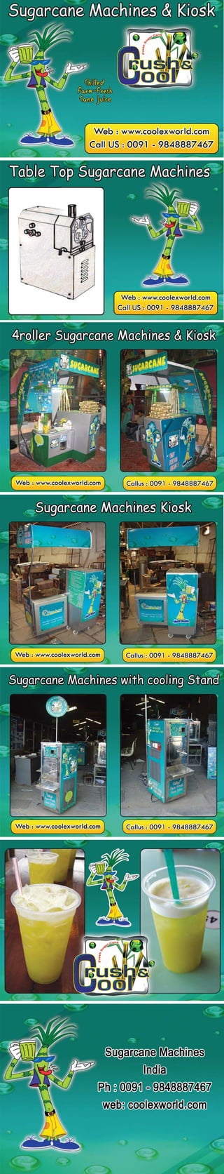Heavy duty sugarcane machine