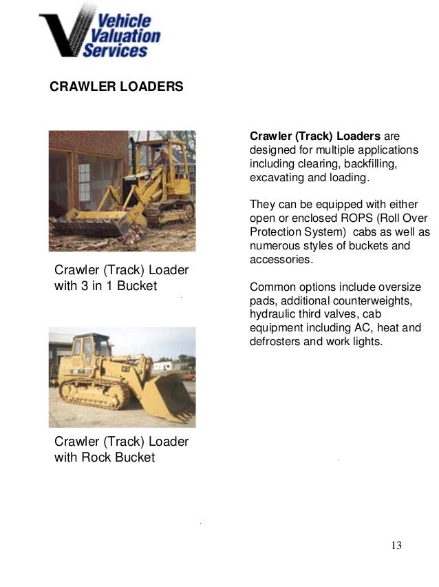Heavy equipment guide FOUND ON THE NET