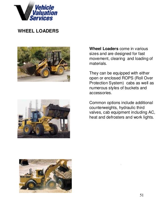 Heavy equipment guide FOUND ON THE NET