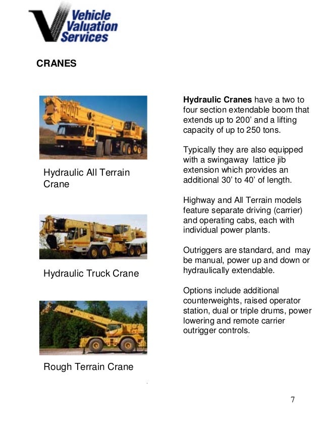 Heavy equipment guide FOUND ON THE NET