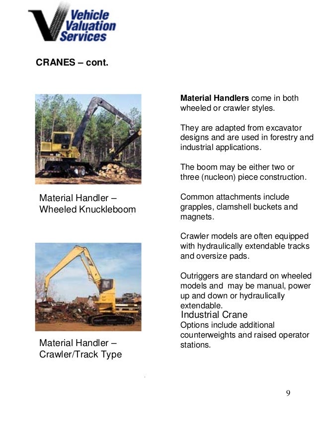 Heavy equipment guide FOUND ON THE NET