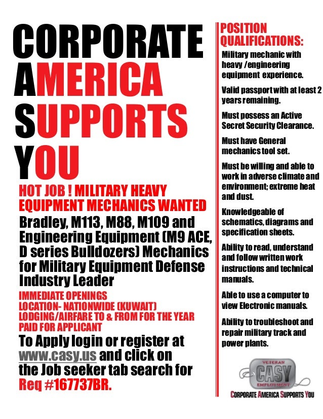 Heavy Equipment Mechanics Kuwait